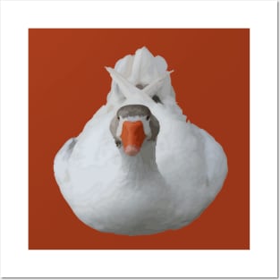 Sitting Duck Fun Farm Animal Cut Out Posters and Art